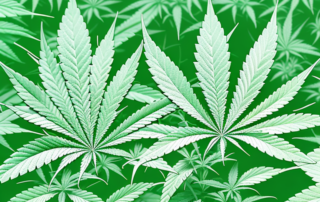 A female cannabis plant