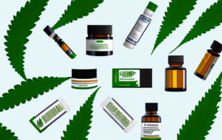 Various cannabidiol products like oils