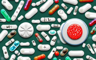 Various types of drugs like pills