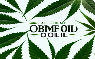 A variety of cbd hemp oil products arranged aesthetically