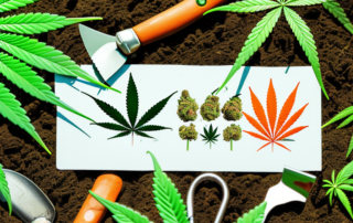 Cannabis seeds being planted in fertile soil