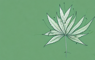 A male hemp plant