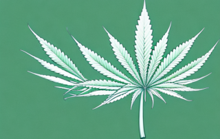 A male cannabis plant
