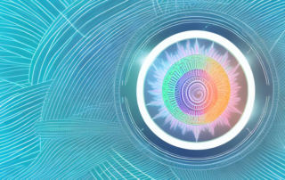 A hemp oil capsule with radiating lines to symbolize its effectiveness