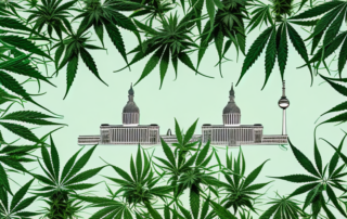 Various cannabis plants