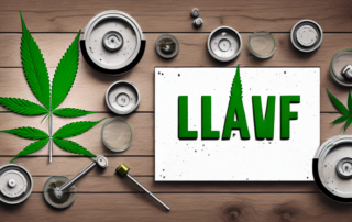 A collection of cannabis leaves