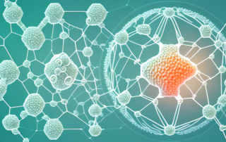 Various cannabinoids like cbd and thc represented as molecular structures