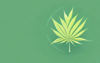 A male hemp plant