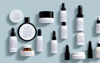 Various cbd cosmetic products such as creams