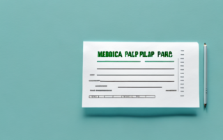 A medical prescription pad with a cannabis leaf symbol on it