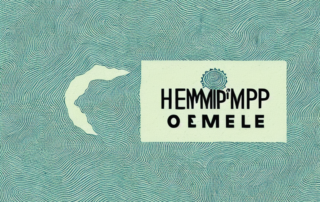 Various hemp products such as textiles
