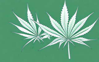 A male cannabis plant