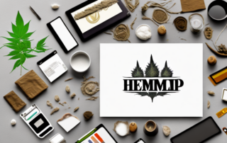Various hemp products such as oil