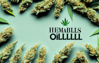 Various cannabis products like oil
