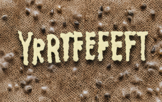 A variety of hemp seeds spilling out of a burlap sack