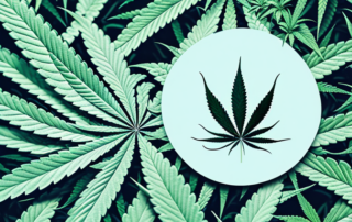 A male cannabis plant