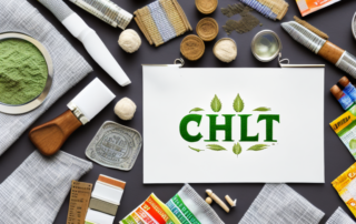 Various high-quality hemp products such as oil