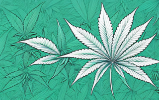 A male cannabis flower in full bloom