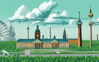 A thriving industrial landscape