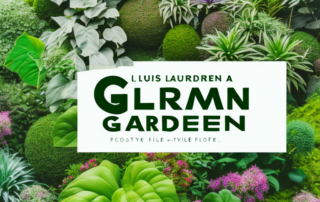 A lush garden with various thriving plants