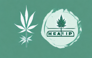 A healthy male hemp plant
