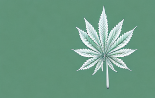 A male cannabis flower in a natural setting