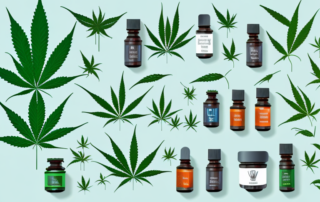 A variety of cannabis products such as edibles