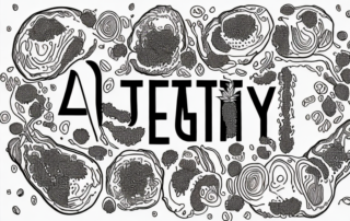 A healthy digestive system intertwined with a hemp seed plant