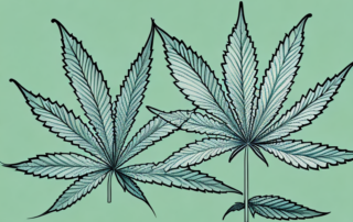 A blooming female cannabis plant