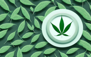 Hemp capsules with a radiant glow to symbolize their effect