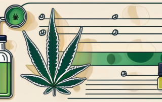 A medical prescription pad with a cannabis leaf symbol on it