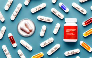 Various types of nutritional supplements like pills