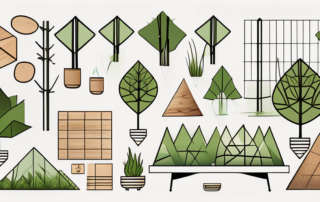 A variety of sustainable materials such as bamboo