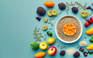 Peeled hemp seeds in a bowl