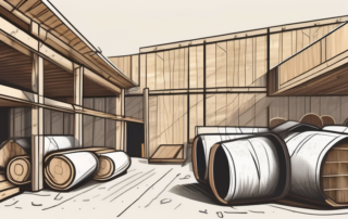 Various eco-friendly construction materials like bamboo