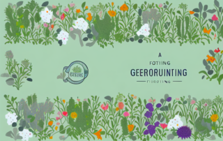 A flourishing garden with a variety of plants at different stages of growth