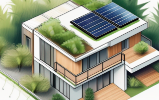 Diverse eco-friendly building materials such as bamboo