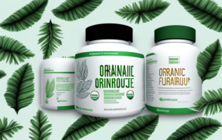 A variety of organic supplements such as capsules