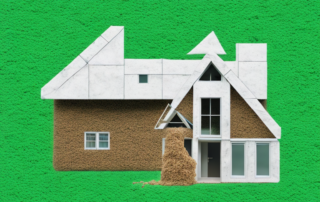 A sustainable house constructed from hemp materials
