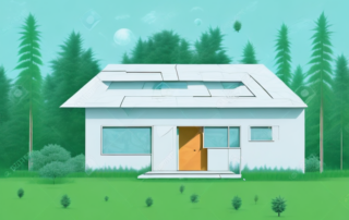 A house insulated with hemp insulation material