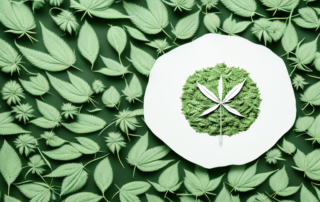 Various creative uses of hemp leaves