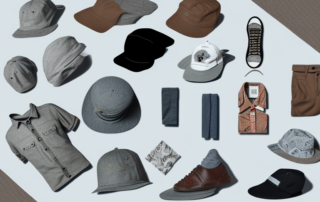 Various hemp clothing items such as a shirt