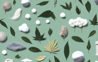 Various types of clothing items made from natural fibers like cotton