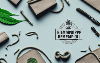 Various hemp products such as clothing