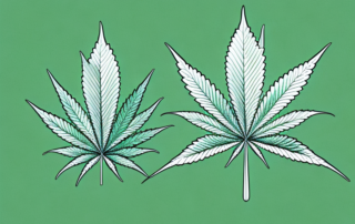 A female cannabis plant