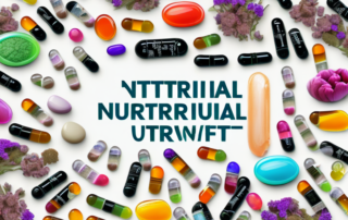 A variety of different nutritional supplements like vitamins