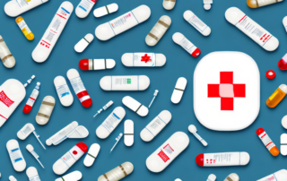 Various types of pharmaceutical drugs like pills