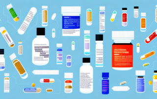 Various dietary supplement bottles