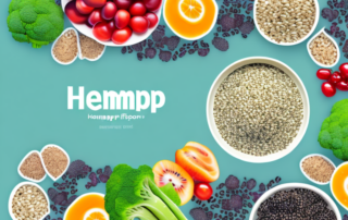 A bowl of hemp seeds sitting on a kitchen counter