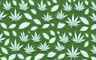 Various cannabis plants at different stages of growth